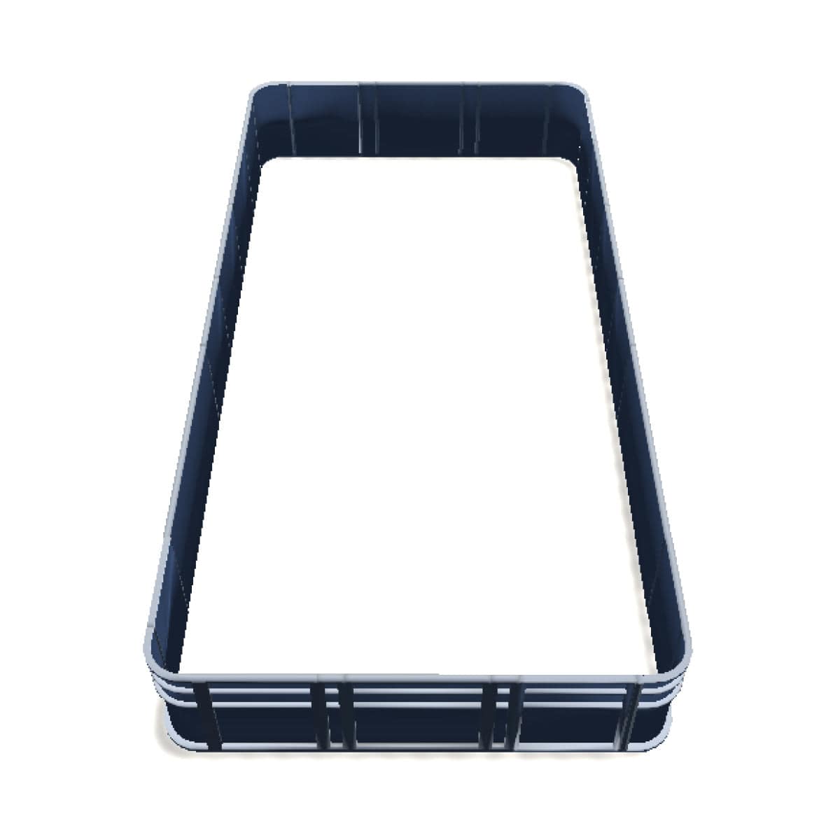 Center Walk Through Quad - 8'6" Wide 28" Corners Pontoon Fence Rail Package