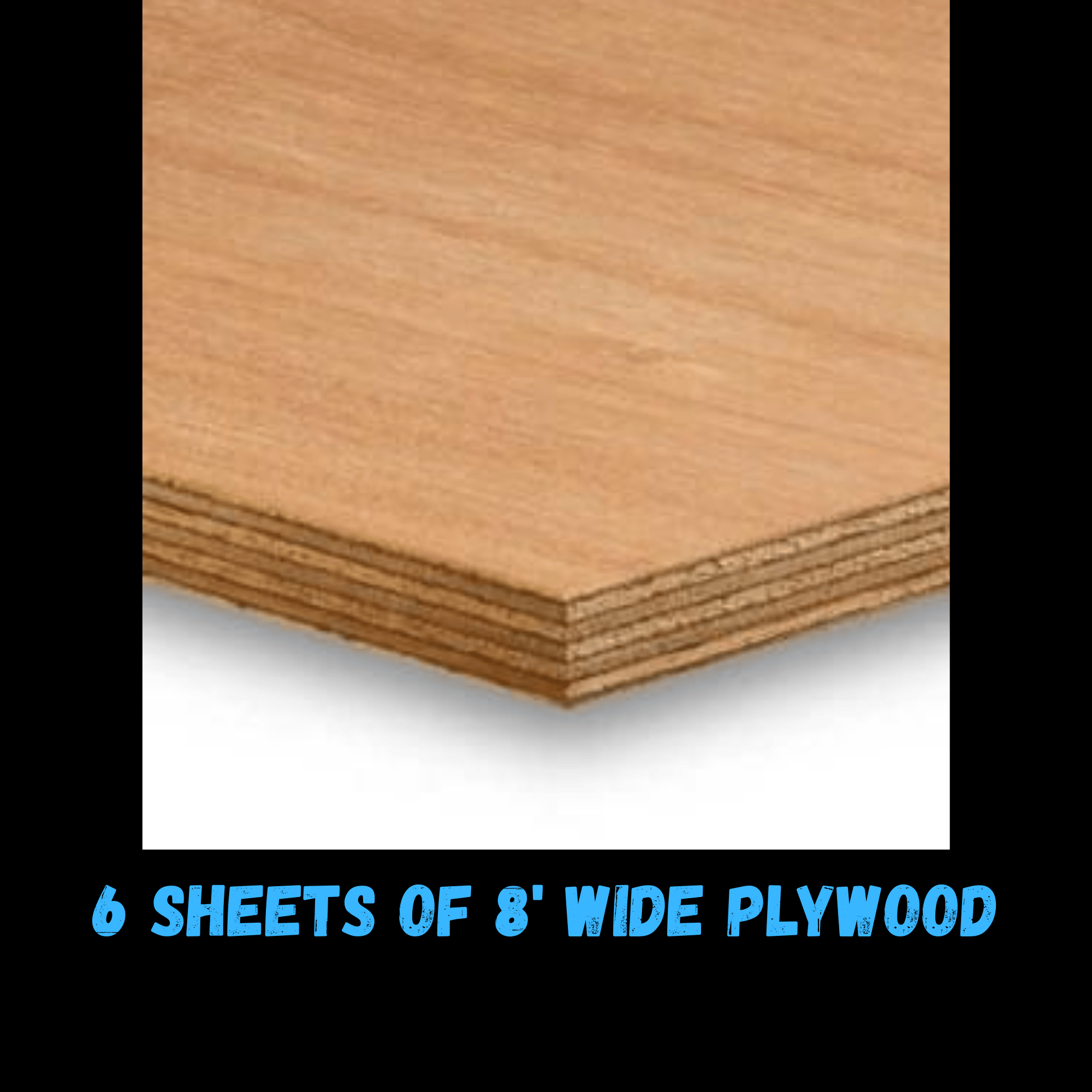 CLEARANCE ITEM | Pontoon Boat Decking - Marine Grade Plywood - Two Sizes