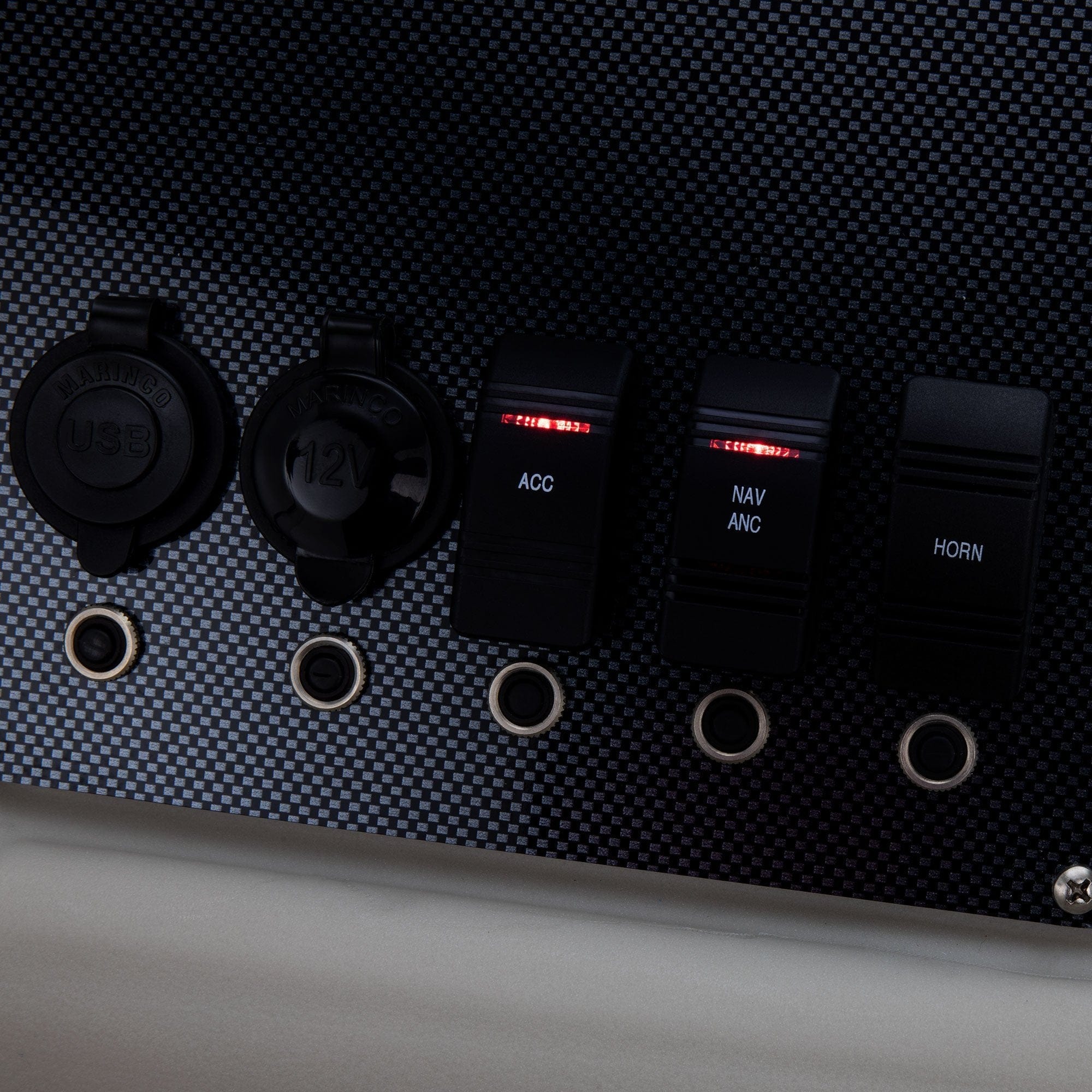 Carbon Fiber Switch Panel Detail #panel_carbon fiber