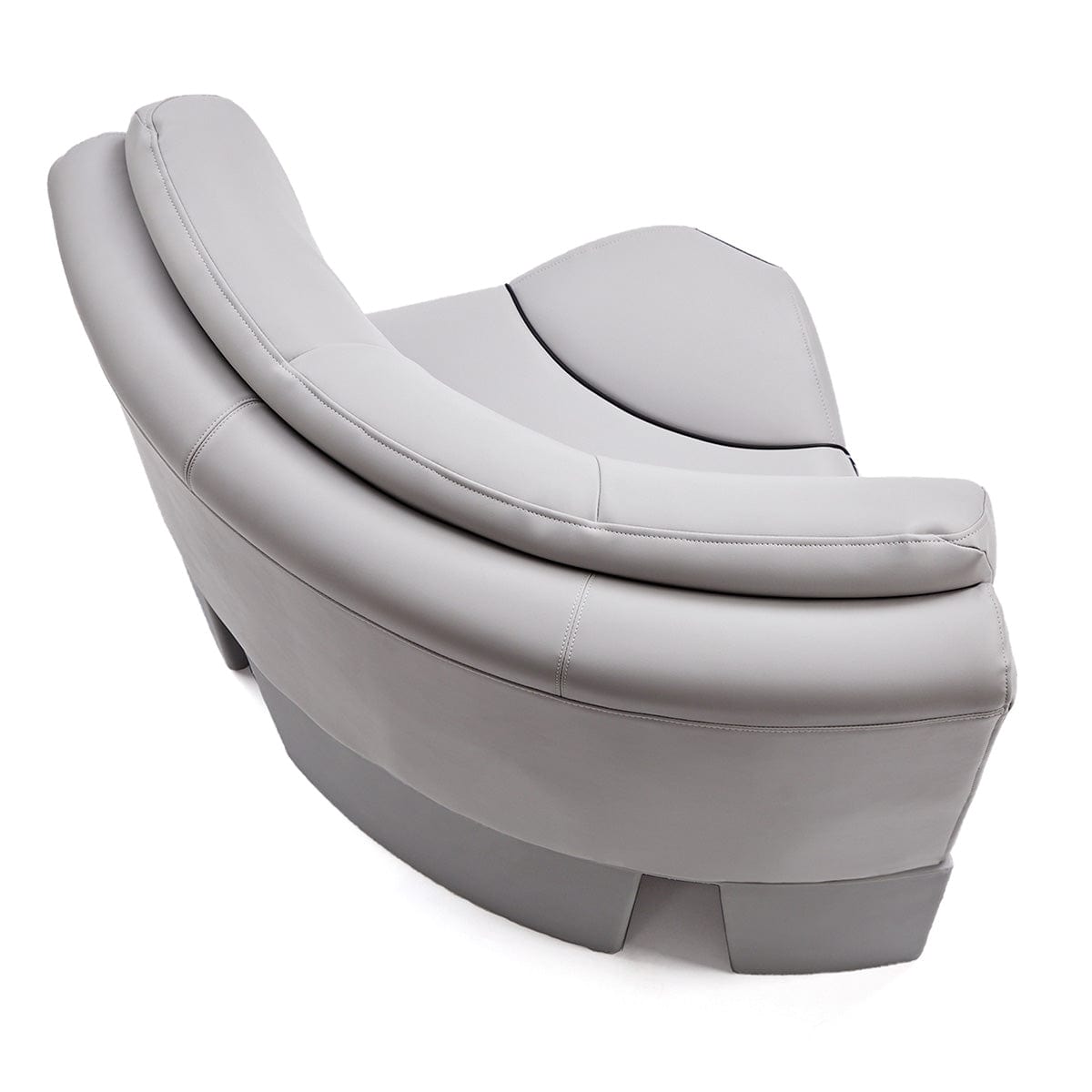 DeckMate Luxury Radius Corner Seat #color_navy & gray