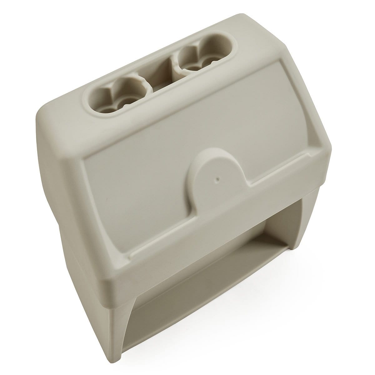 Ivory, Burgundy & Tan Pontoon Boat Console Zoom