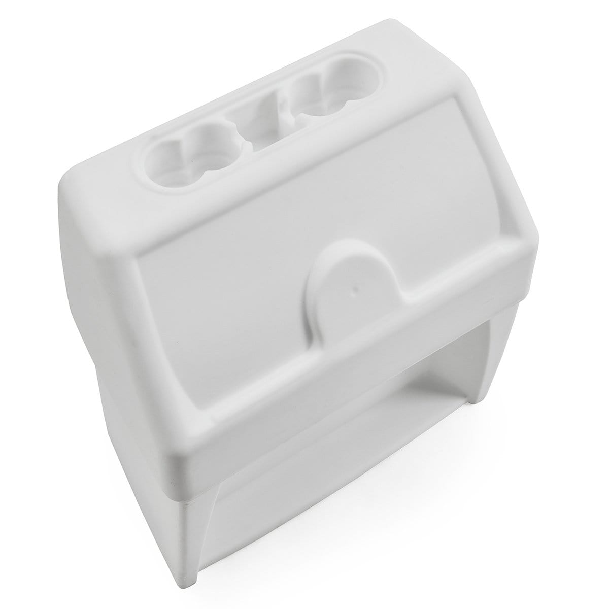 White & Blue Pontoon Boat Console Zoom