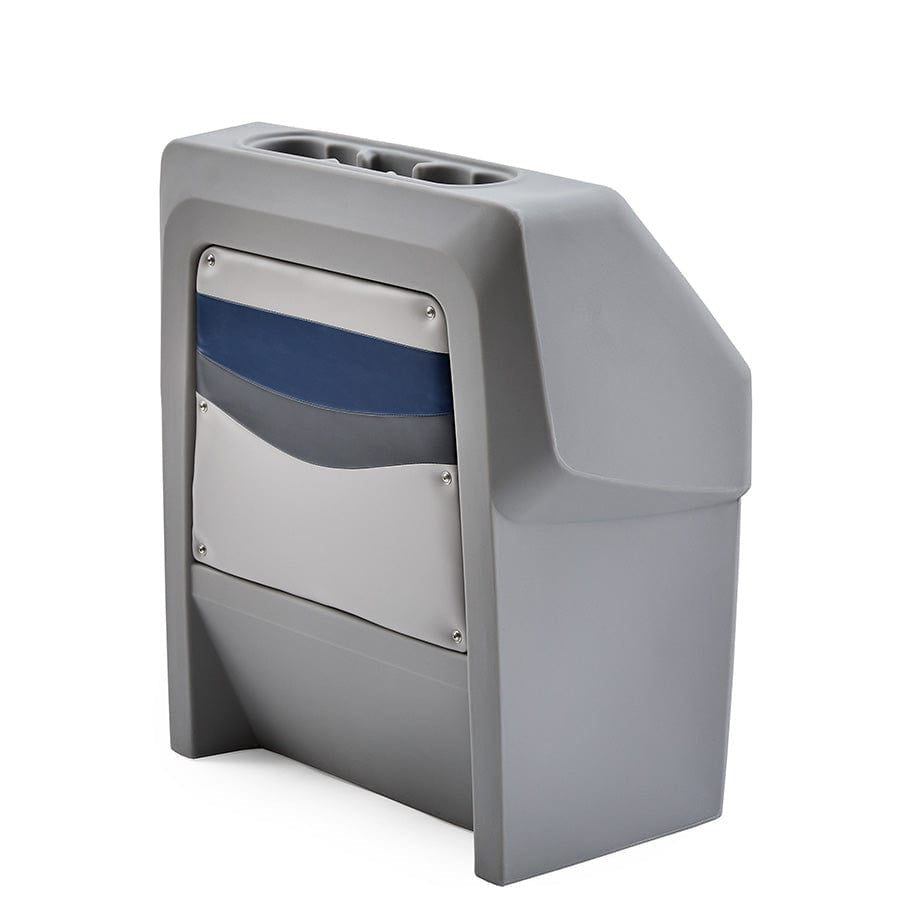 DeckMate Small Classic Helm Console carbon #color_gray, blue & charcoal & invisible