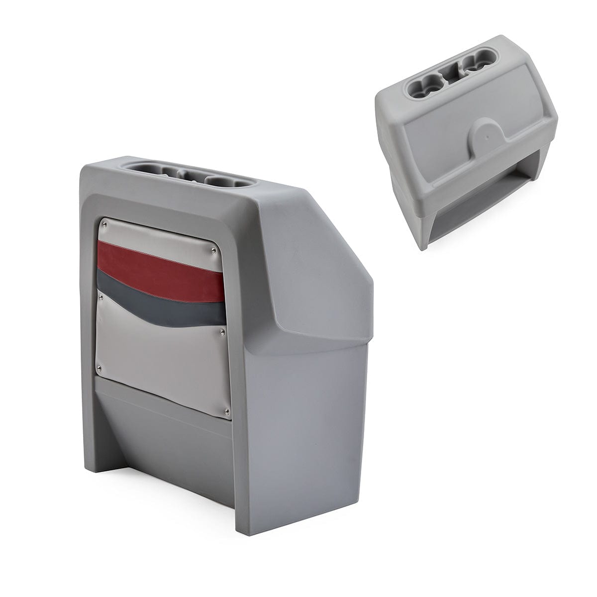 Gray, Red & Charcoal Base Console #color_gray, red & charcoal