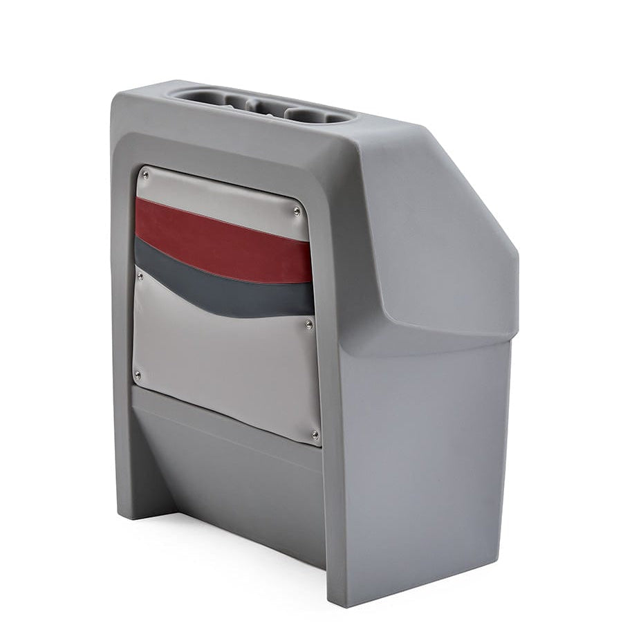 DeckMate Small Classic Helm Console carbon #color_gray, red & charcoal & invisible