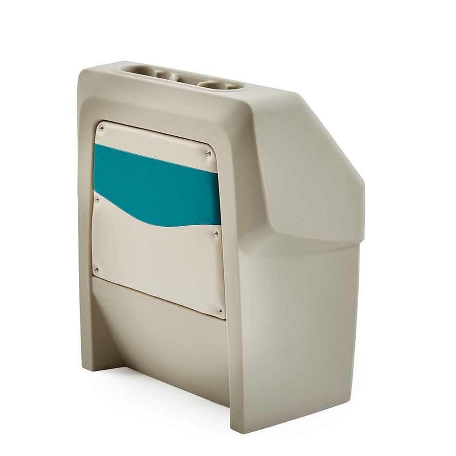 DeckMate Small Classic Helm Console carbon#color_ivory & teal & invisible