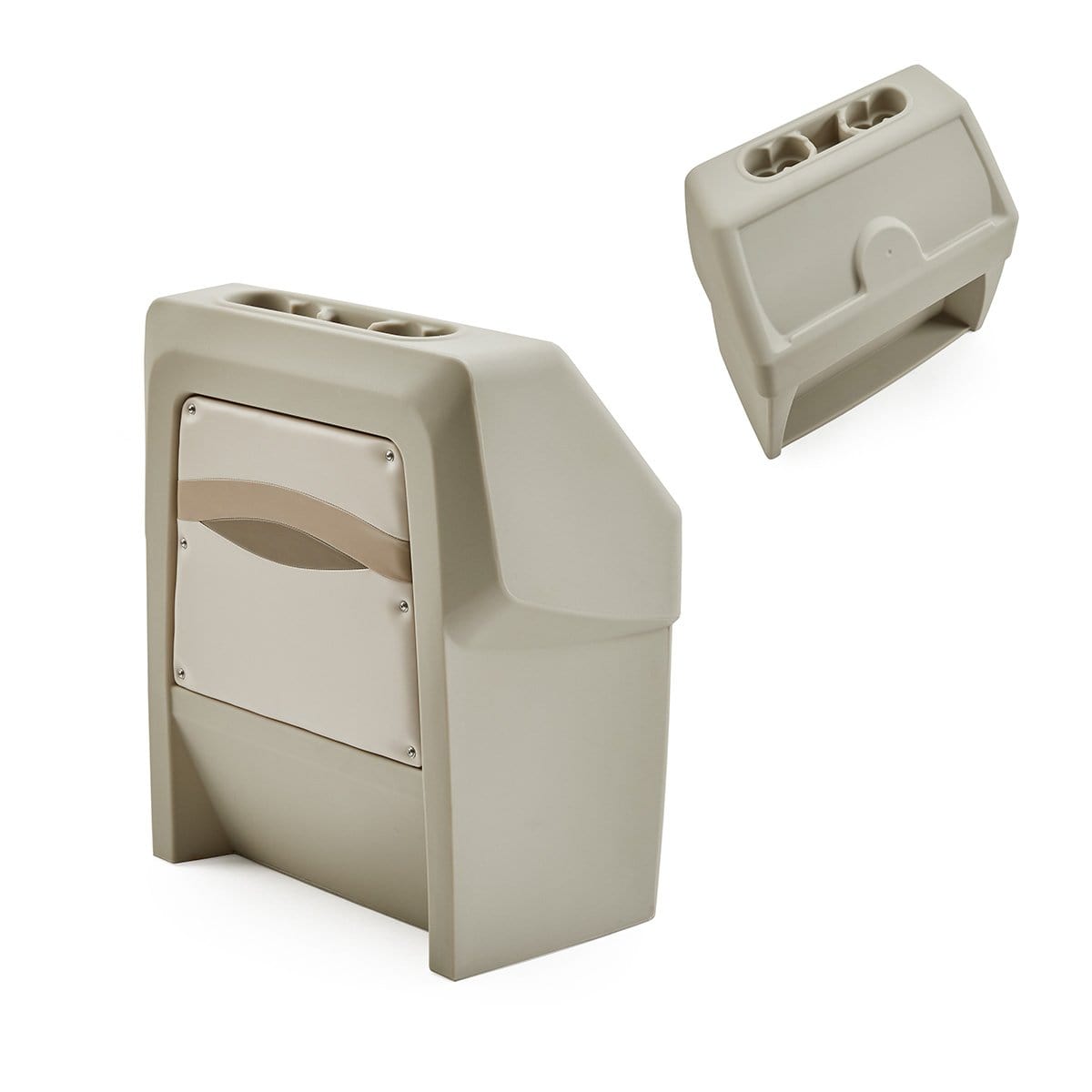 Ivory, Tan & Beige Pontoon Boat Console
