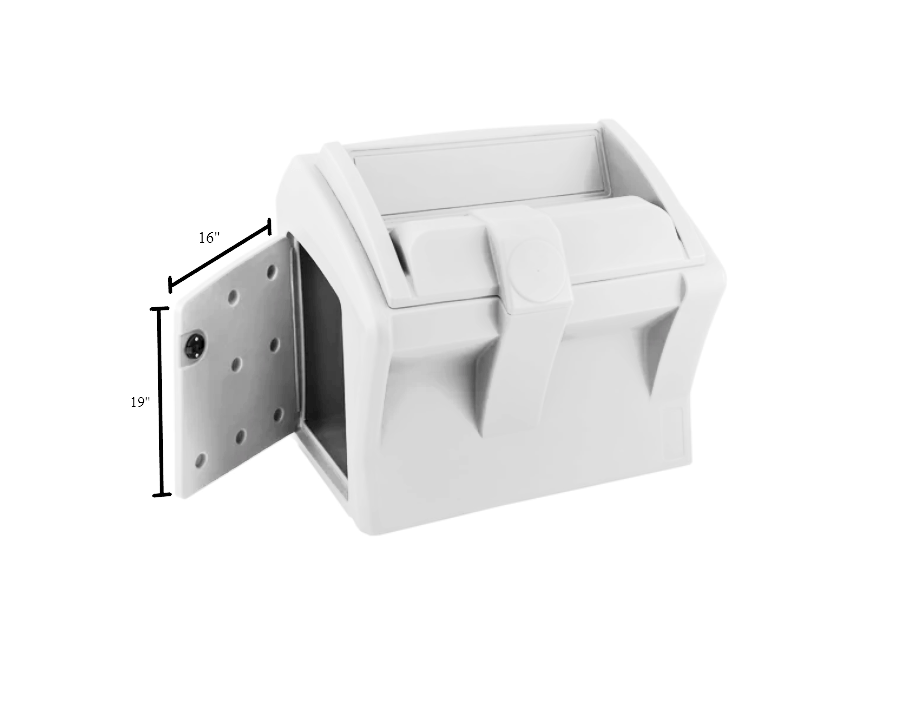 White Console Opened Door Dimensions #color_white