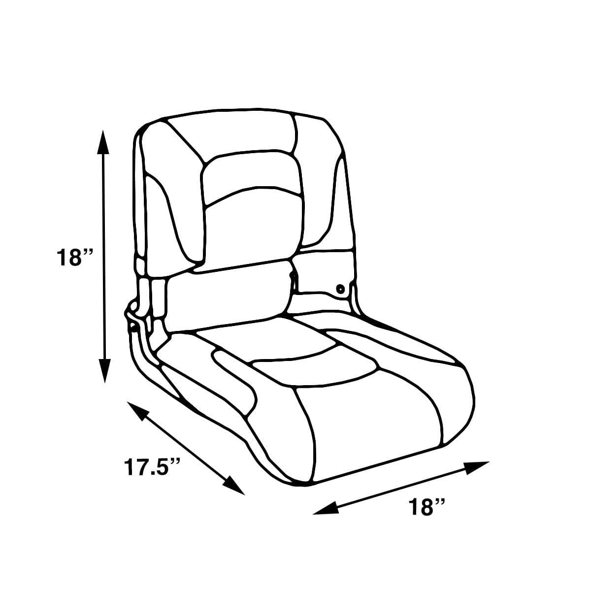Clam Shell Fishing Boat Seat