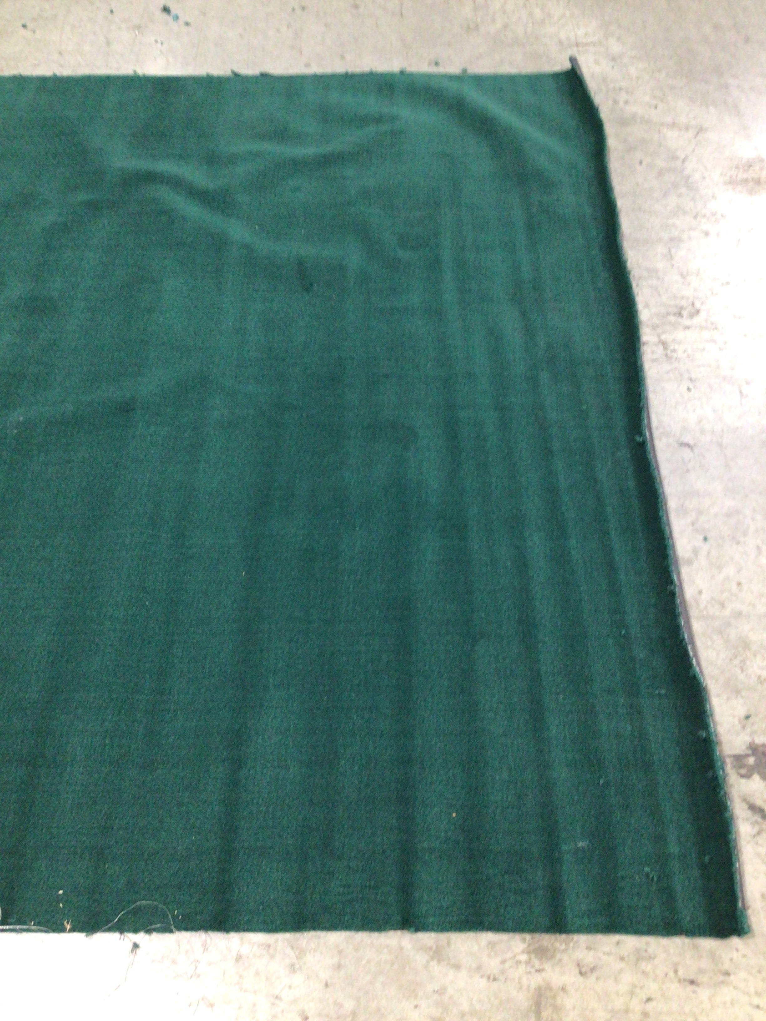 CLEARANCE ITEM CL-F12 | 20oz Green Pontoon Boat Carpet (6' x 11') | 1565-6