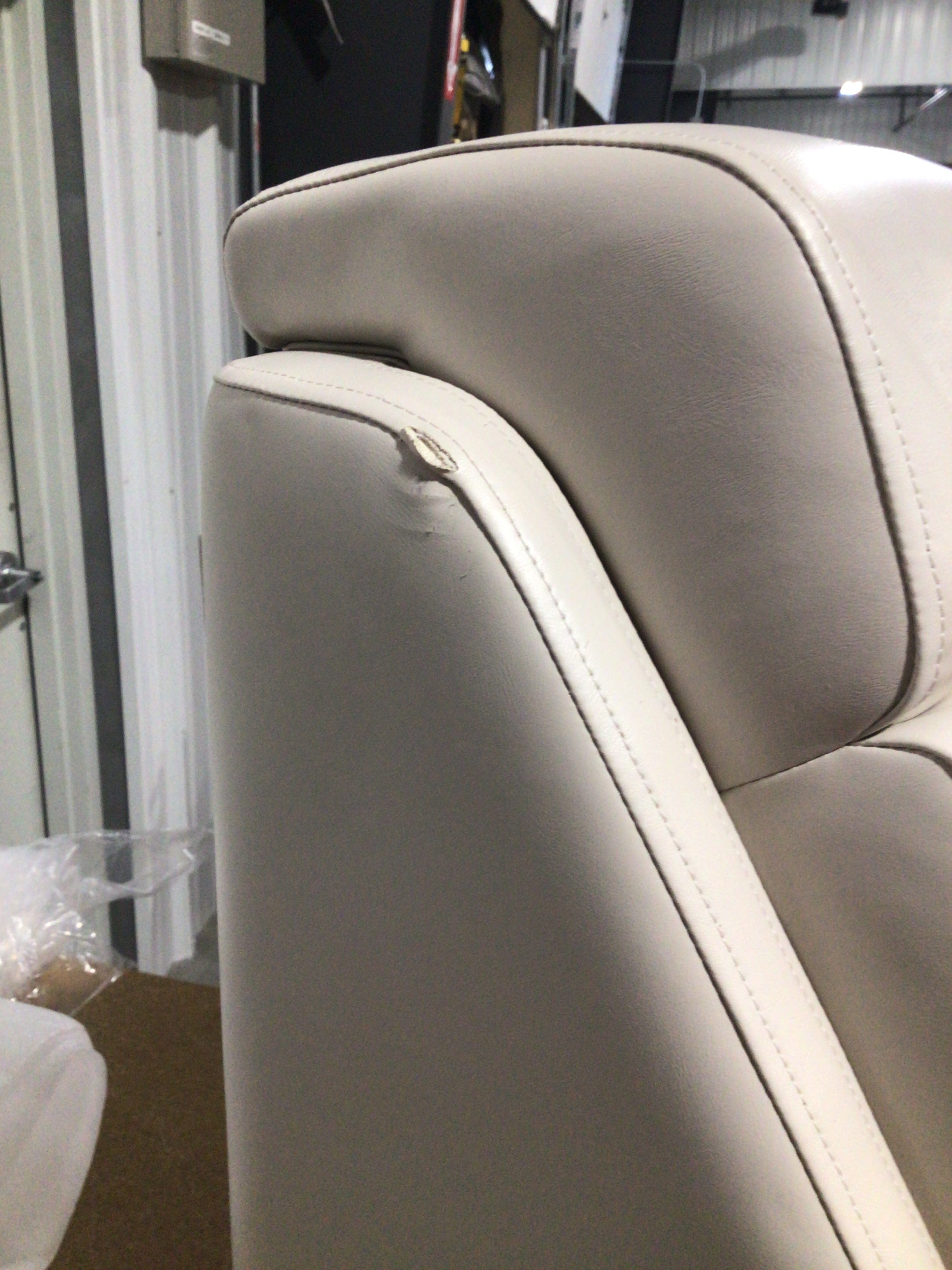 CLEARANCE ITEM CL-B390 | Premium Full Upholstered Right Lean Back Pontoon Seats | RLB-304