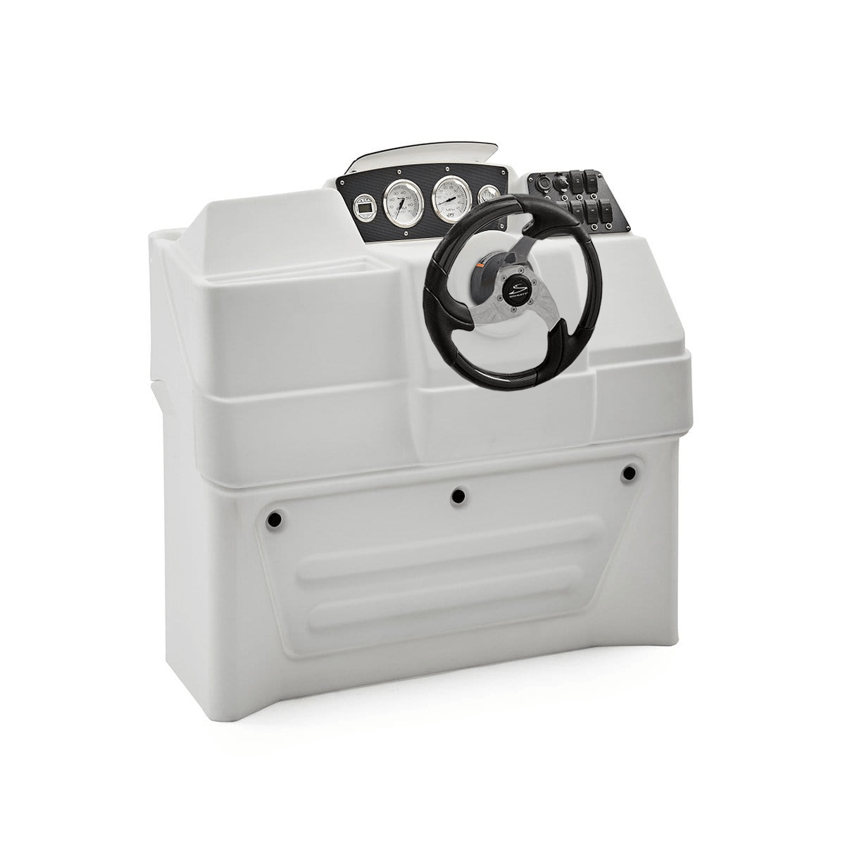 White Large Console Helm Package #color_white