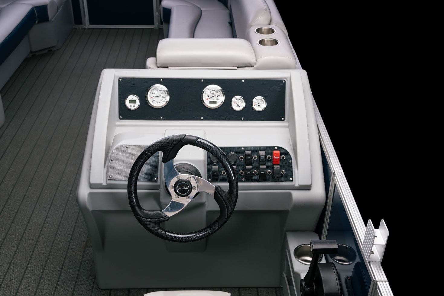 DeckMate Deluxe Pontoon Console - Complete Helm Package