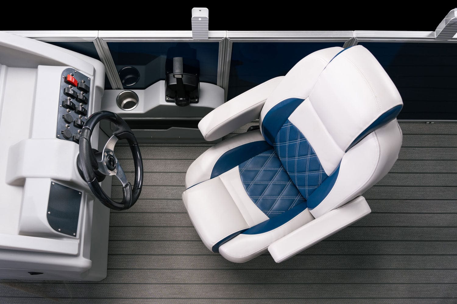 DeckMate Deluxe Pontoon Console - Complete Helm Package