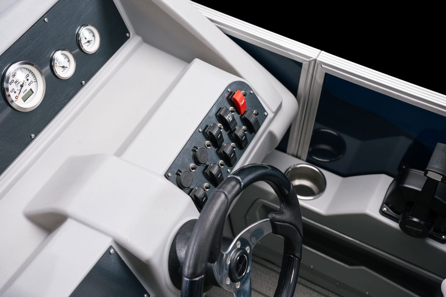 DeckMate Deluxe Pontoon Console - Complete Helm Package
