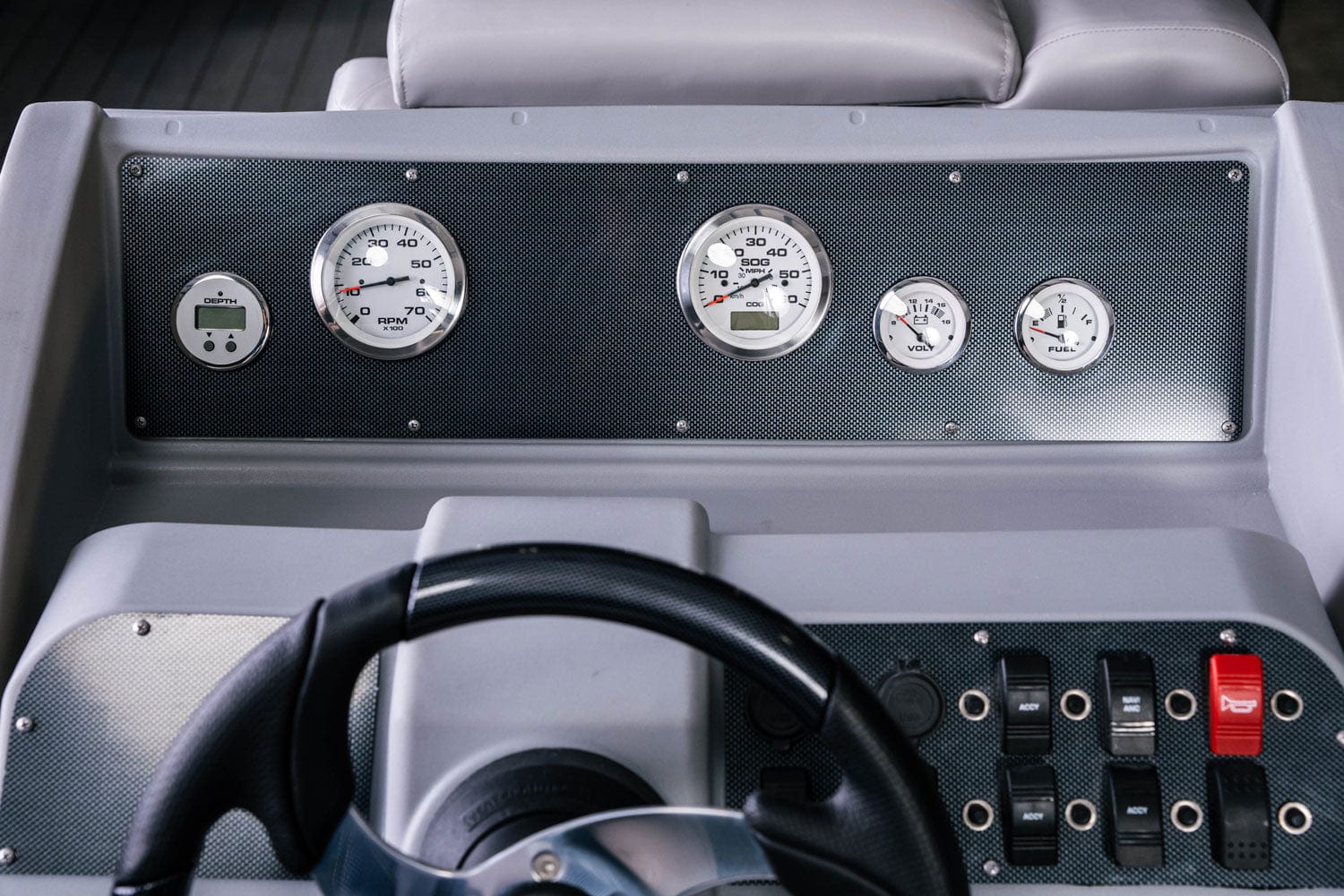 DeckMate Deluxe Pontoon Console - Complete Helm Package