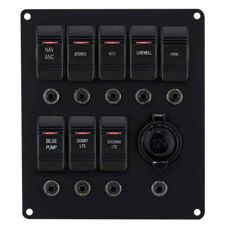 8 Switch Panel with 12V