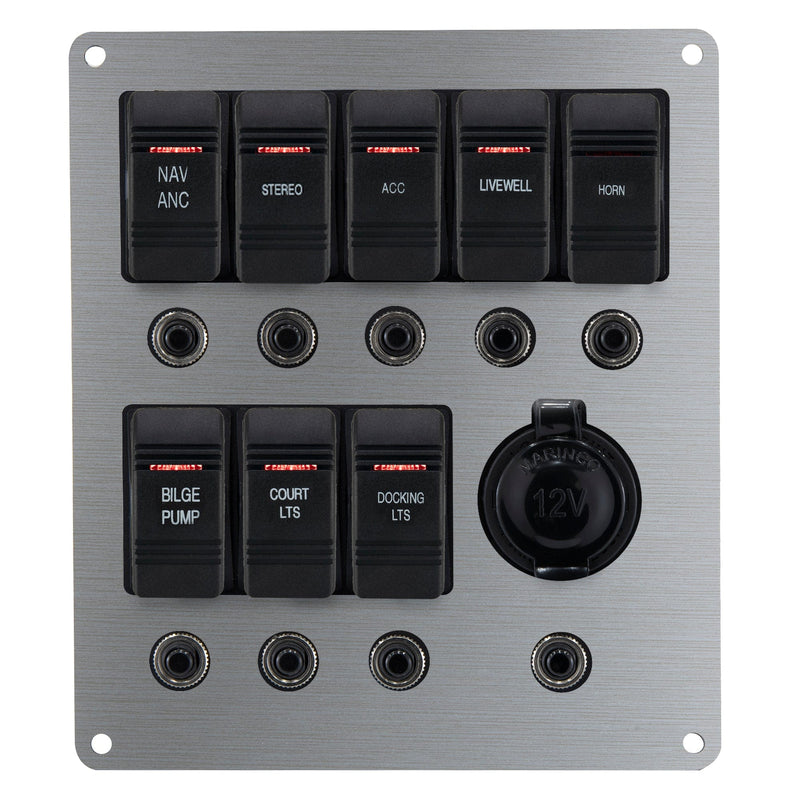 8 Switch Panel with 12V