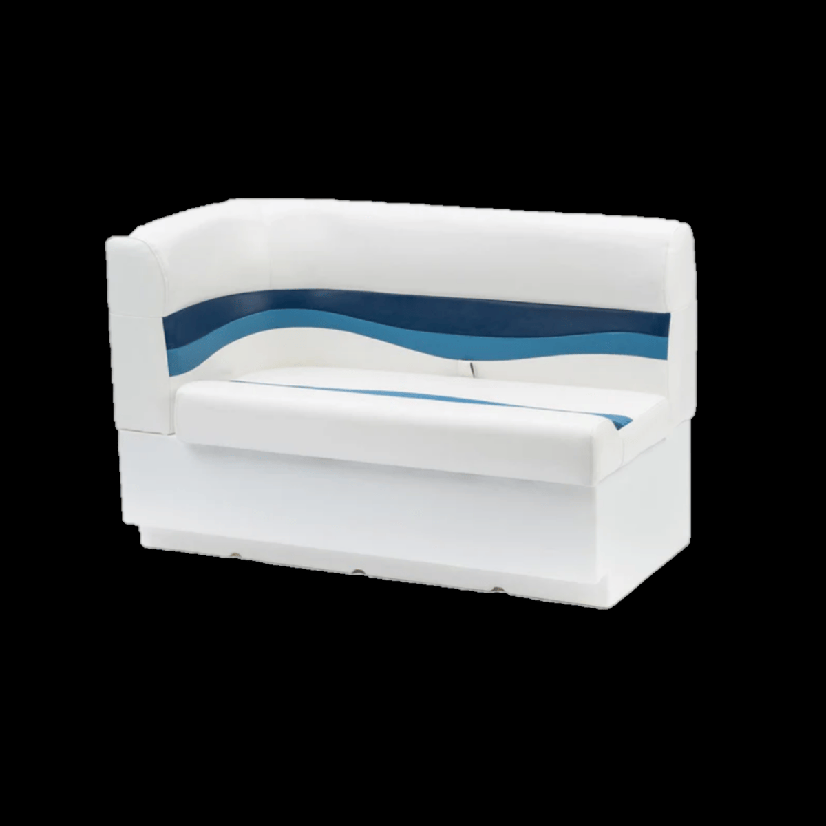 CLEARANCE ITEM CL-B469 | Left Classic Corner Bench Pontoon Seat | KCL45-100