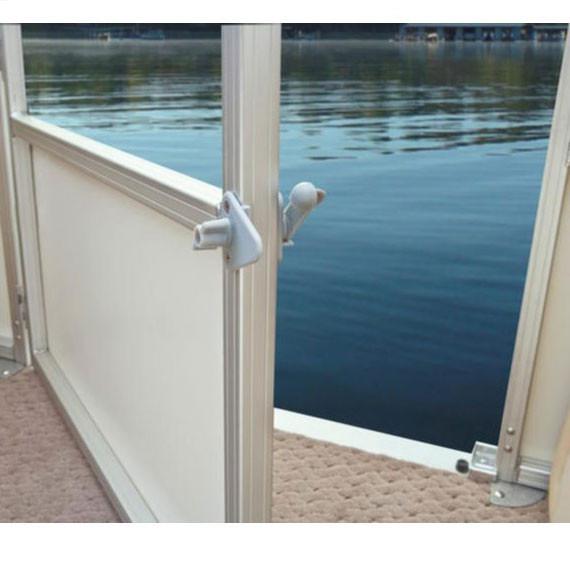 Pontoon Piano Hinge and Gate Latch