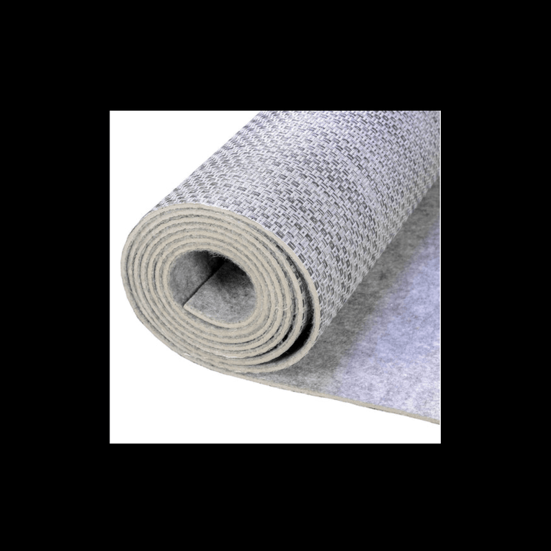 CLEARANCE ITEM CL-2435 | Woven Vinyl Pontoon Flooring (16ftx8.5ft) | KSG16-Gray