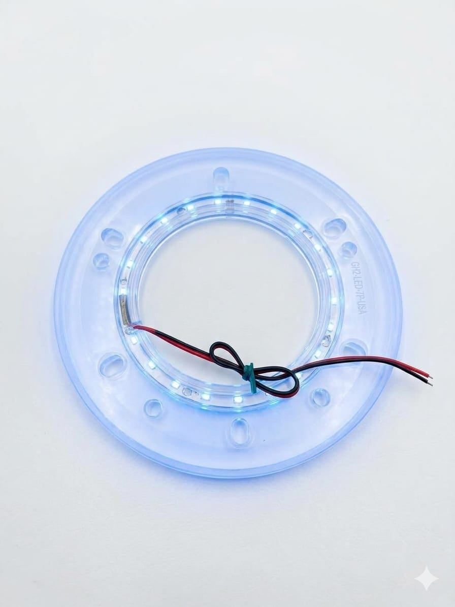 Table Mount Blue LED 7"