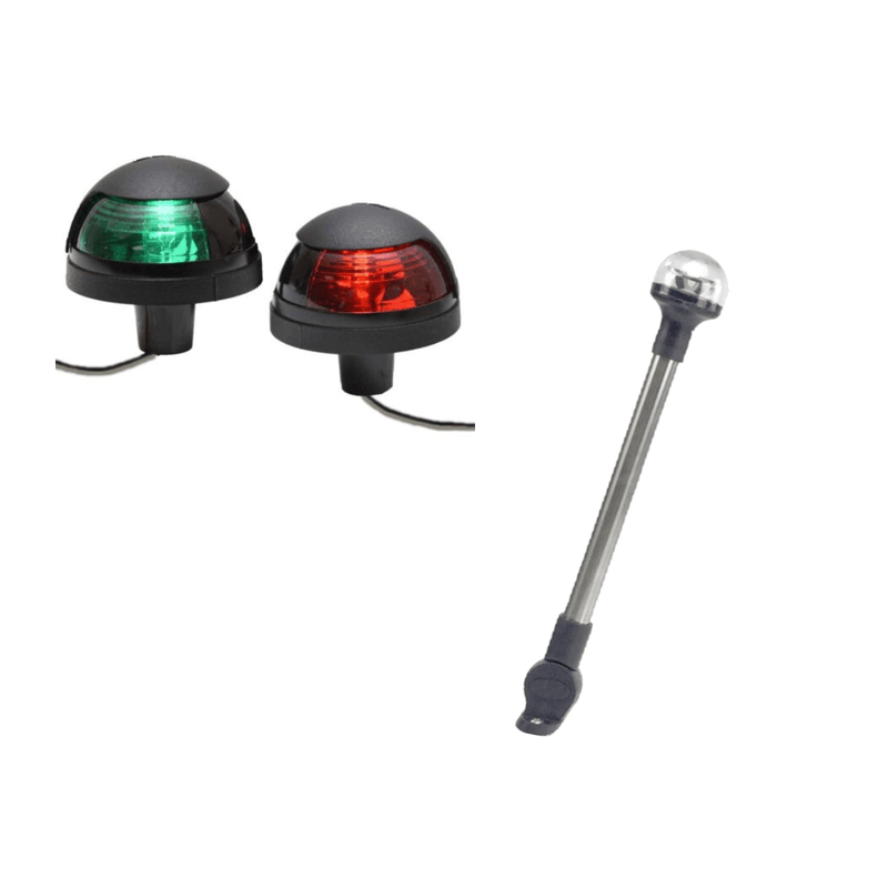 Red/Green Navigation Lights and LED Stern Light