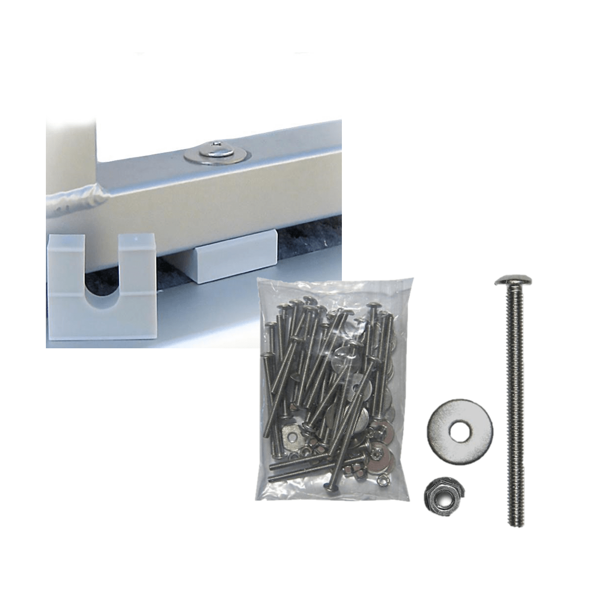 Pontoon Risers Fence Bolt and Riser Kit | PontoonStuff