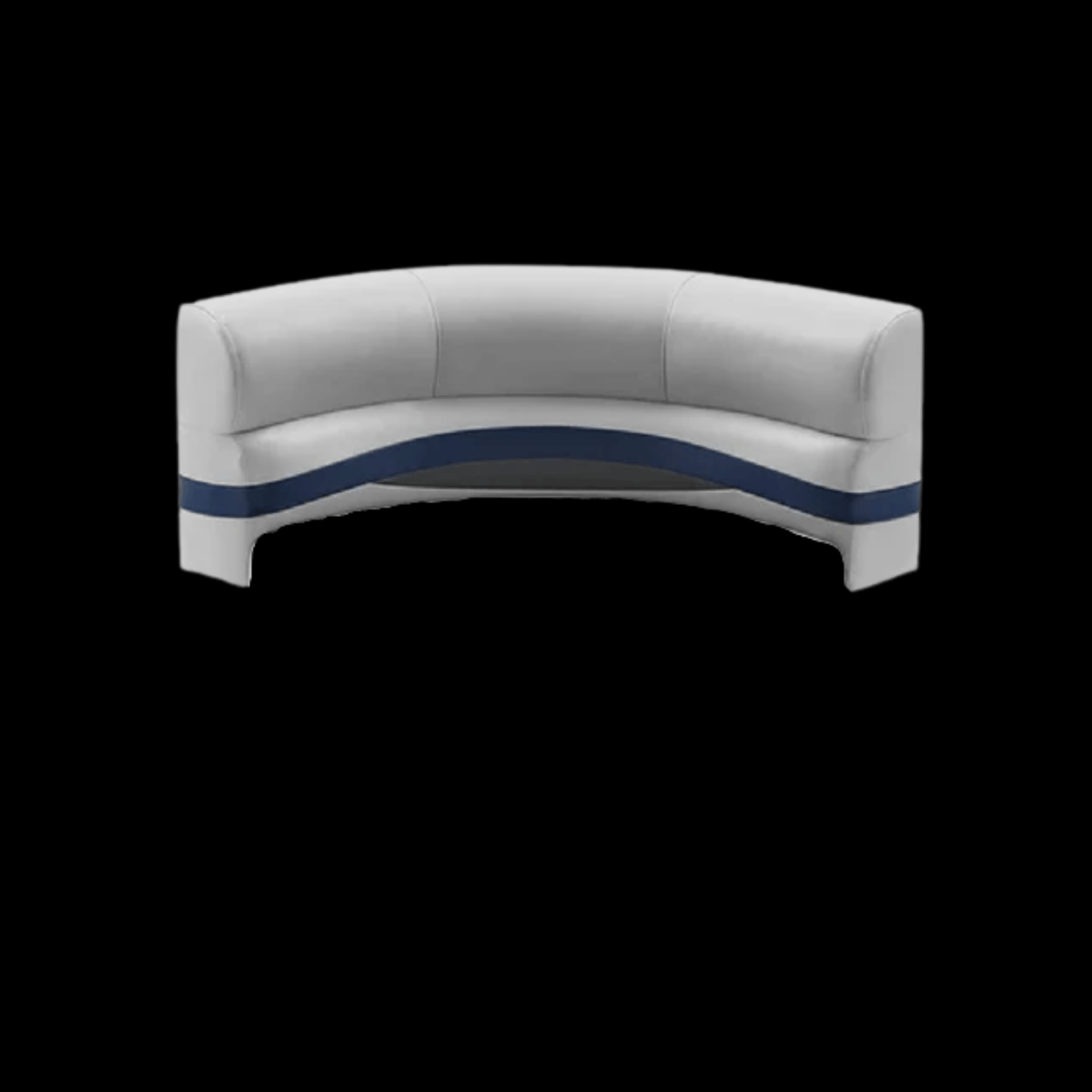 CLEARANCE ITEM CL-B724 | 36" Premium Pontoon Back Corner Cushion Only | Gray, Blue, Charcoal | P36-300