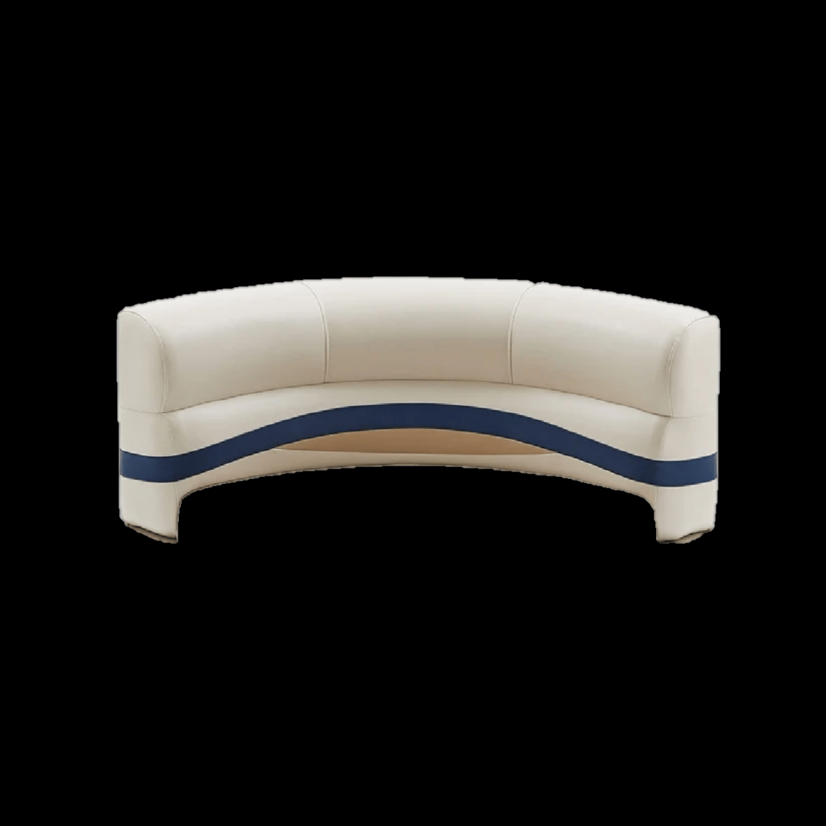 CLEARANCE ITEM CL-B726 | 36" Premium Pontoon Back Corner Cushion Only | Ivory, Blue, Tan | P36-301
