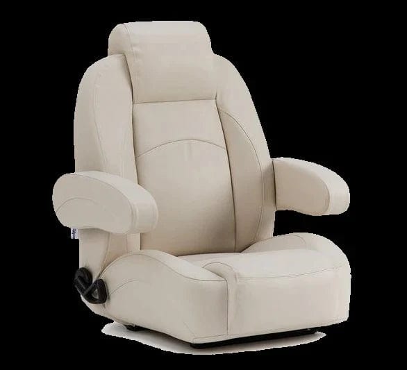 CLEARANCE ITEM CL-B581 | Reclining Pontoon Captain's Chair | RCL-IVORY