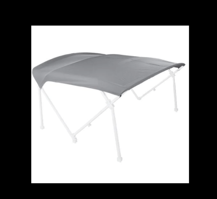 CLEARANCE ITEM CL-A464 | DeckMate Heavy Duty Pontoon Boat Top (8'x8') | HD88-Gray