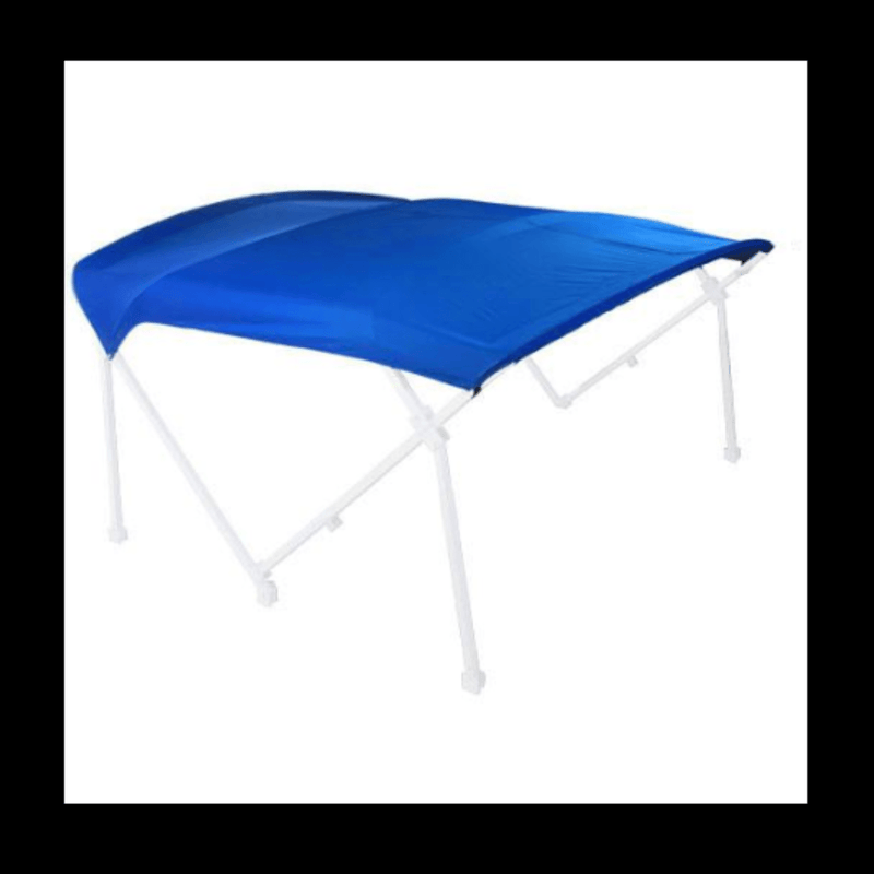CLEARANCE ITEM CL-2340 | DeckMate Heavy Duty Pontoon Boat Tops (8'W x 8'L)  | HD88-Pacific Blue