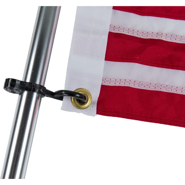 Pontoon Flag Pole Socket with Flag
