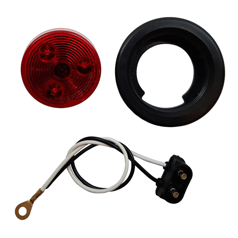 DeckMate Red Pontoon Trailer Light hardware