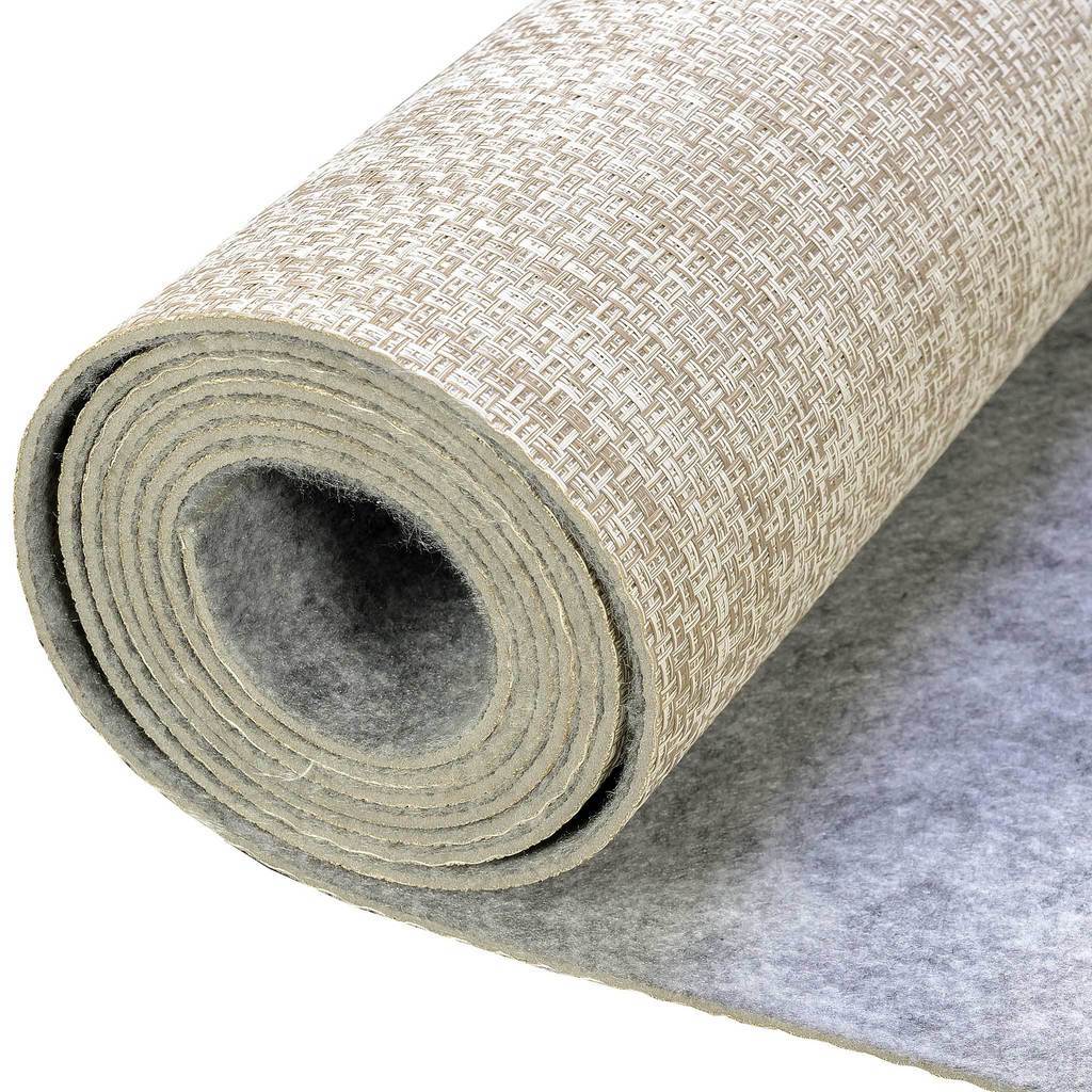 DeckMate Woven Vinyl Flooring Sample roll #color_tan