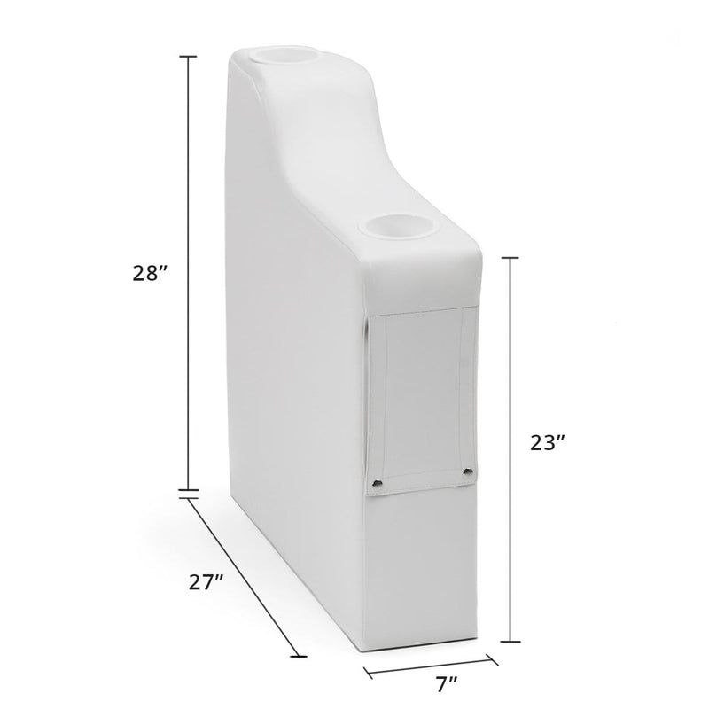 DeckMate Classic Pontoon Boat Seat left Arm dimensions