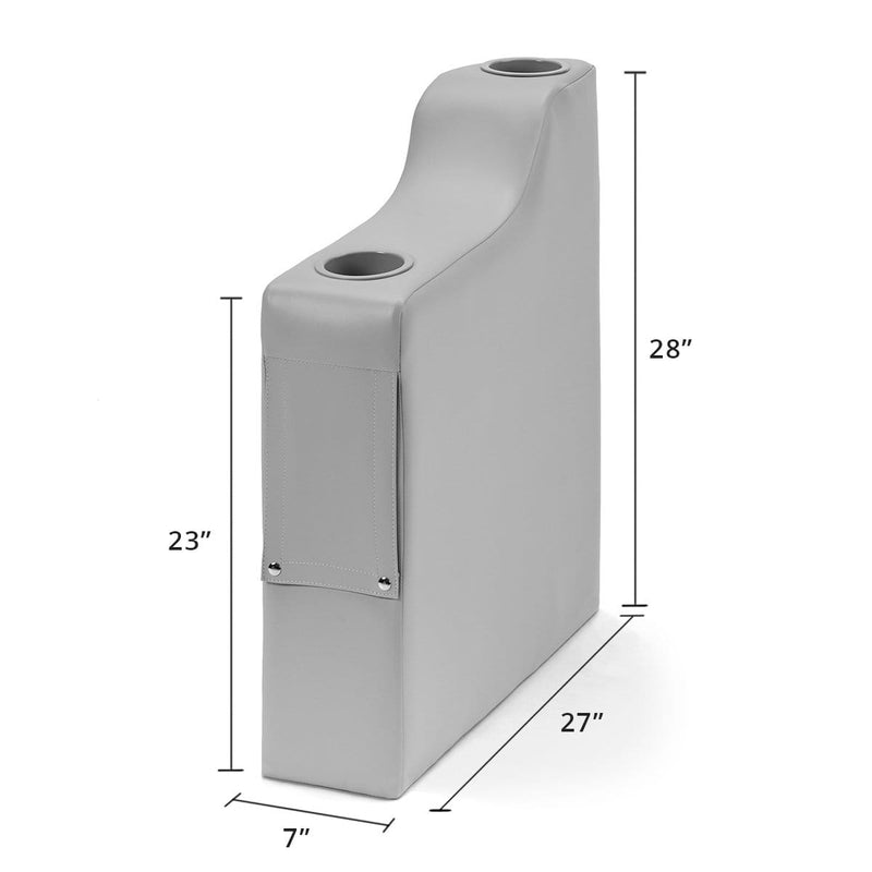 DeckMate Pontoon Boat right Armrest dimensions