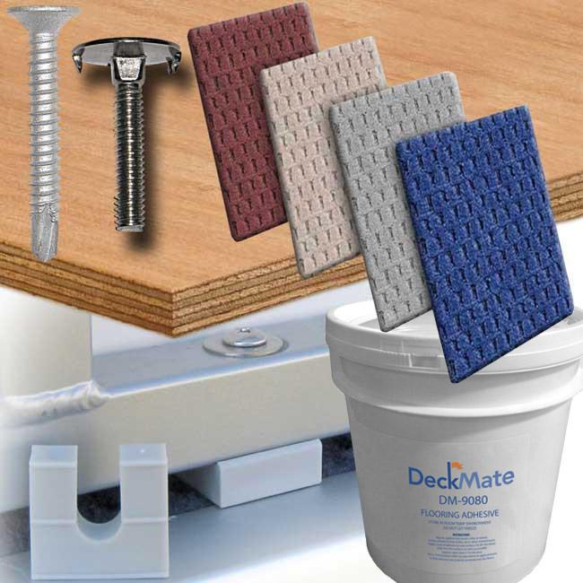 DeckMate 28oz Luxury Pontoon Deck Kit materials