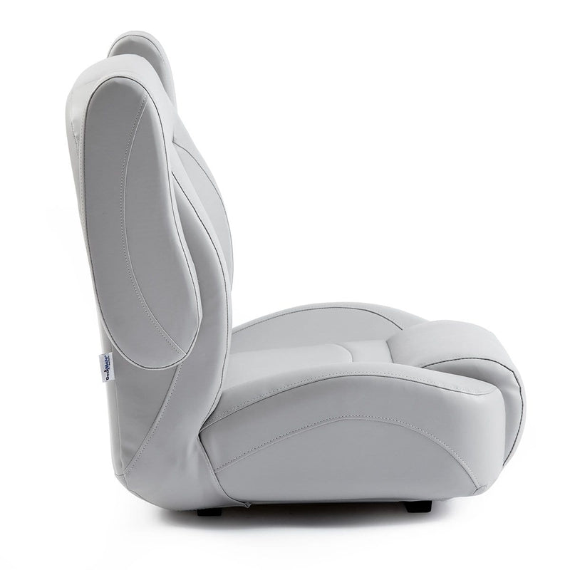 DeckMate Pontoon Helm Chair with armrests up