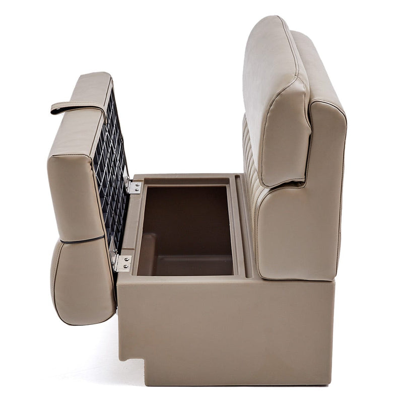 DeckMate Luxury Pontoon Bench Seat profile open