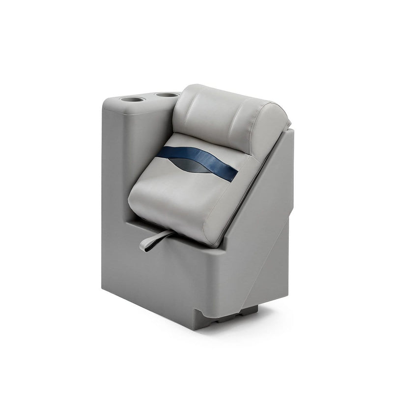 DeckMate Premium Left Lean Back Boat Seat profile