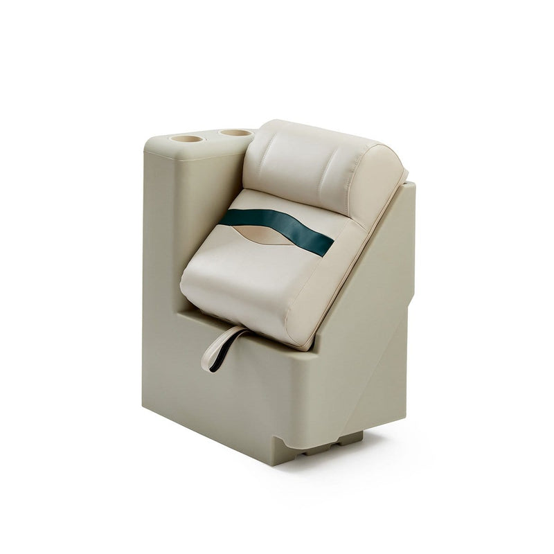 DeckMate Premium Left Lean Back Boat Seat profile