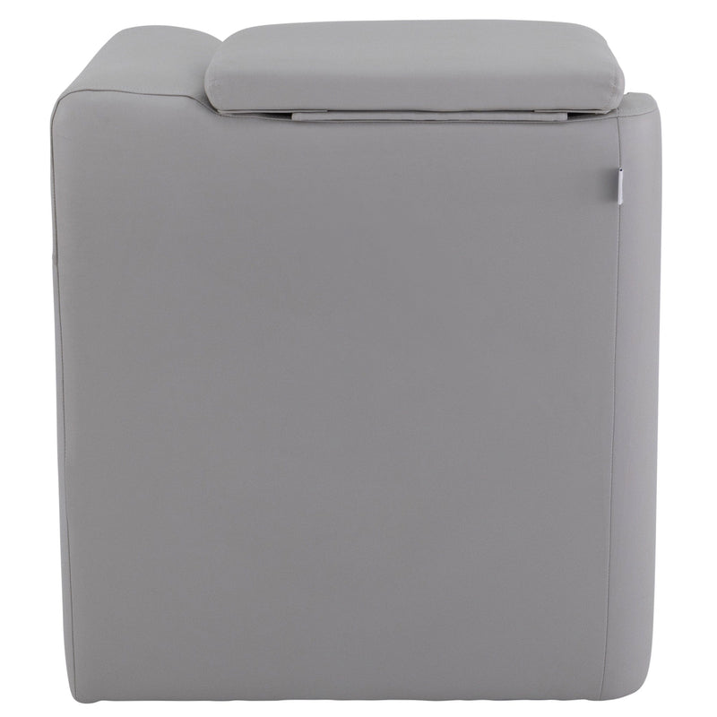 Premium Right Upholstered Lean Back | PontoonStuff
