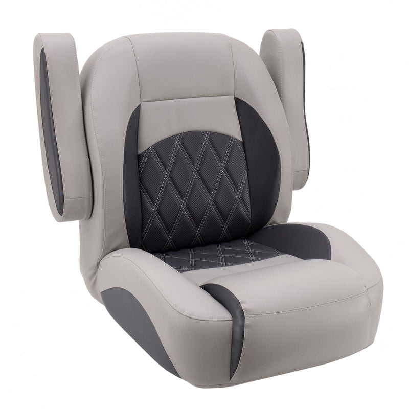 DeckMate Luxury Low Back Helm Chair arms up