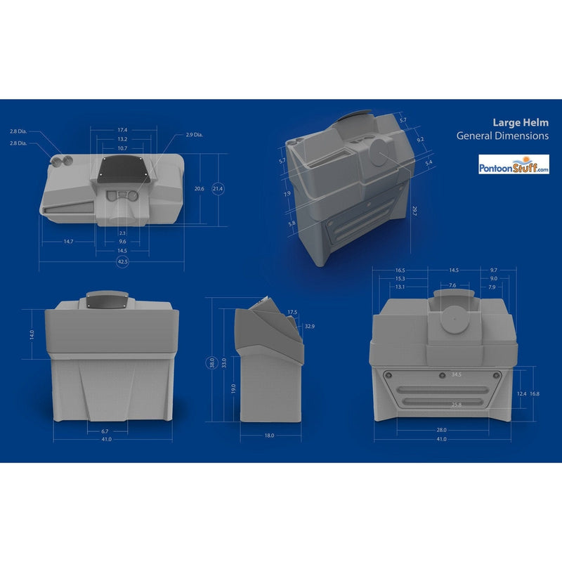 Pontoon Boat Steering Console