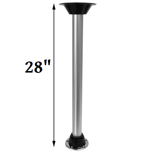 Sequoia Twist Lock table mount leg Kit dimensions