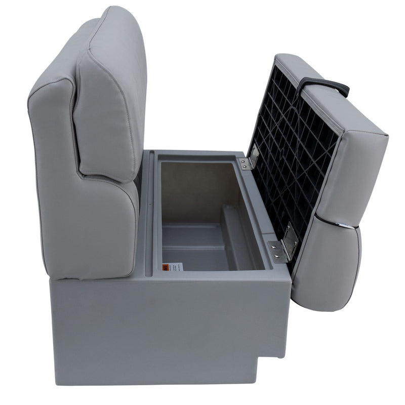 DeckMate Luxury Pontoon Bench Seat profile open