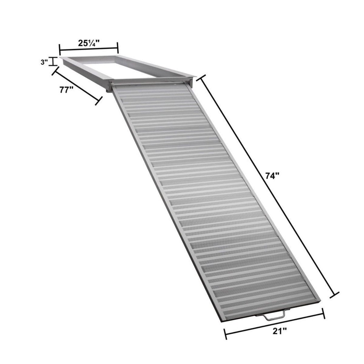 Pontoon Boat Aluminum Loading Ramp for Shore and Dock Boarding