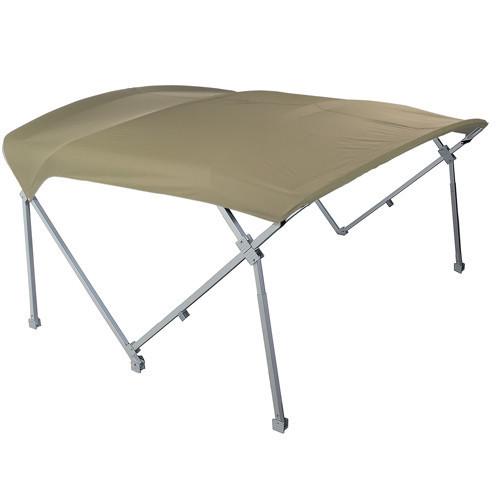 Beige heavy duty pontoon boat tops 8x10